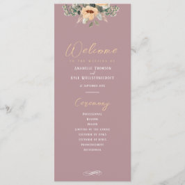 Programa - Corante floral Elegante, Casamento