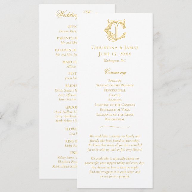 Programa CORES EDITÁVEIS CJ Monograma JC Monograma (Frente/Verso)