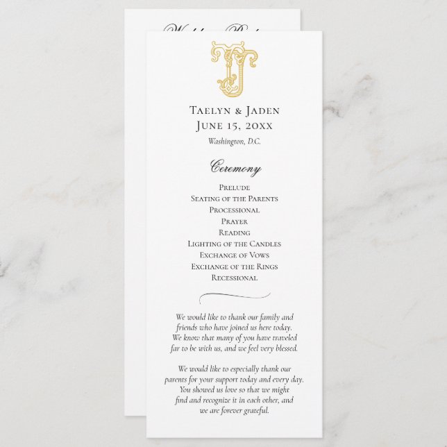 Programa CORES EDITÁVEIS JT Monograma TJ Monograma (Frente/Verso)