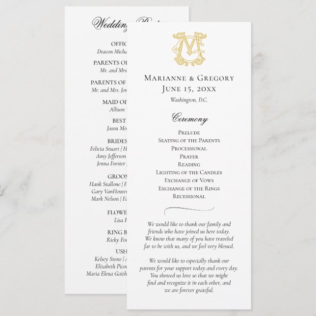 Programa CORES EDITÁVEIS MGM Monograma MG Monograma (Frente/Verso)