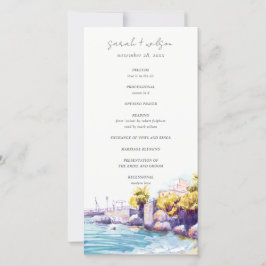 Programa Costeiro de Casamento de Seascape da Prai