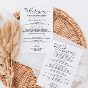 Programa Country Script Wedding International Hotel Bag