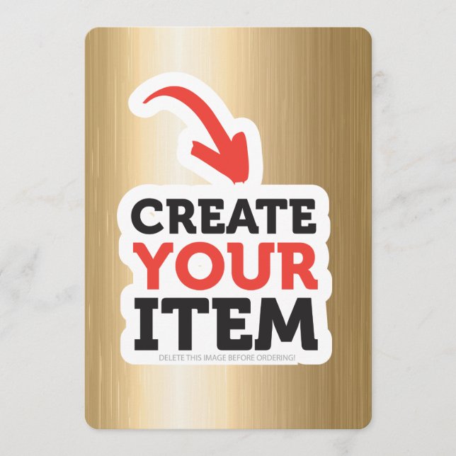 Programa CRIE-O-SEU DIY Personalizado envie seu design (Frente)