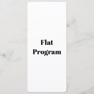 Programa Crie Seu Próprio Negócio Simples 4" x 9,25" Flat