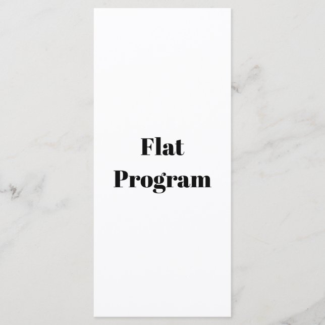 Programa Crie Seu Próprio Negócio Simples 4" x 9" Flat (Frente)
