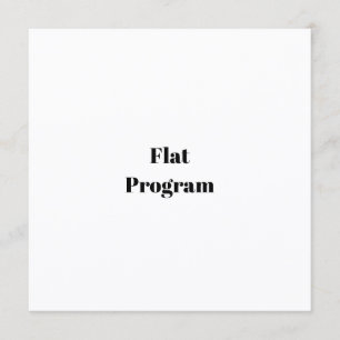 Programa Crie Seu Próprio Negócio Simples 5,25" x 5,25" Pla