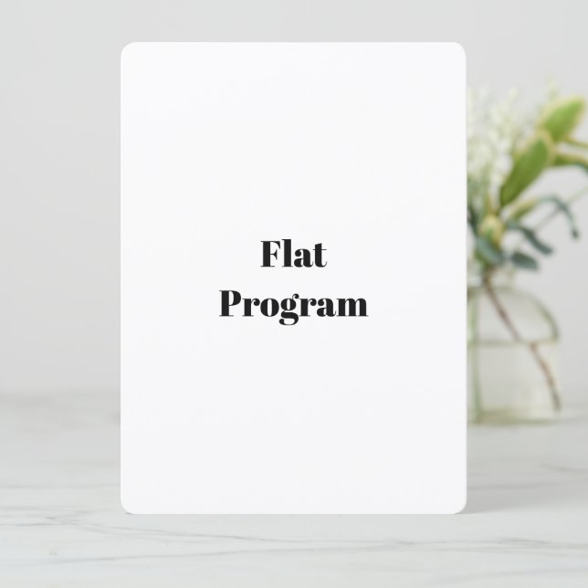 Programa Crie Seu Próprio Negócio Simples 5.5" x 7.5" Plano (Em pé/Frente)