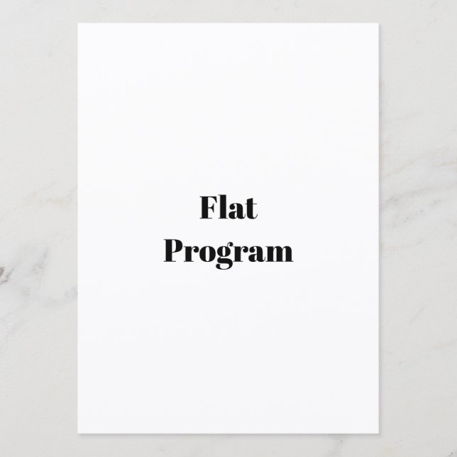 Programa Crie Seu Próprio Negócio Simples 5.5" x 7.5" Plano (Frente)
