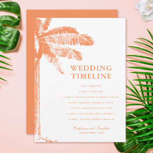 Programa Cronograma de Casamento de Palmeiras Tropicais Ele