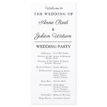 Cronograma de Casamento Moderno Branco e Código QR