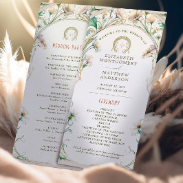Programa Daisy Wedding Art Nouveau por Mucha