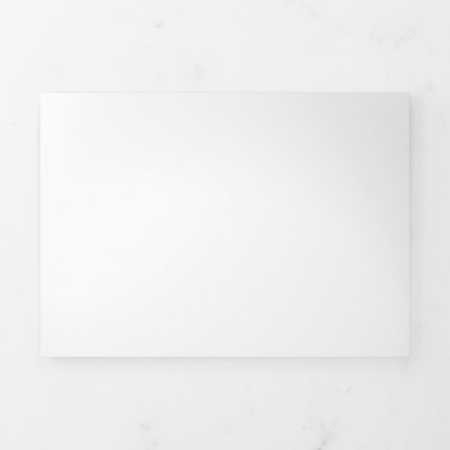 Programa de 5" x 7" com três letras dobradas (Cobrir)