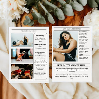 Programa de Aniversário de Jornal Único Infográfic