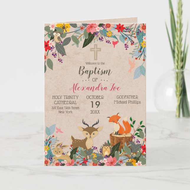 Programa de Batismo da Igreja Ortodoxa Grega Alexa (Frente)