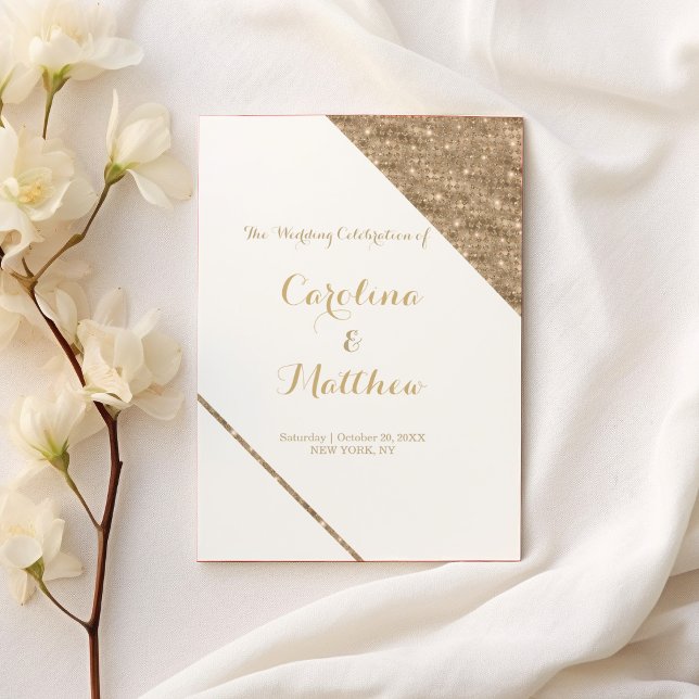 Programa de brilho de ouro branco de classe luxuos (Luxury classy white gold glitter glam Program )