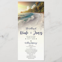 Programa de Casamento à Beira-Mar com Pôr do Sol