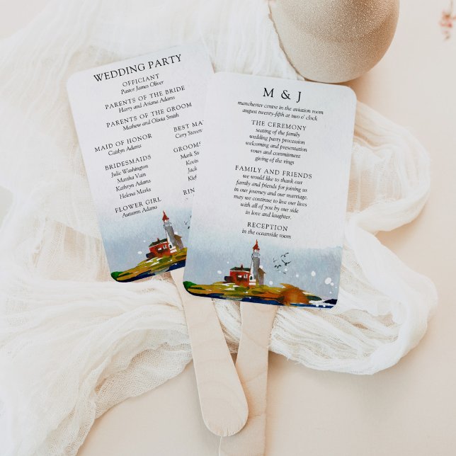 Programa de Casamento à Beira-Mar Leque (Criador carregado)