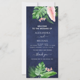 Programa de Casamento Azul de Marinho de Palma Tro