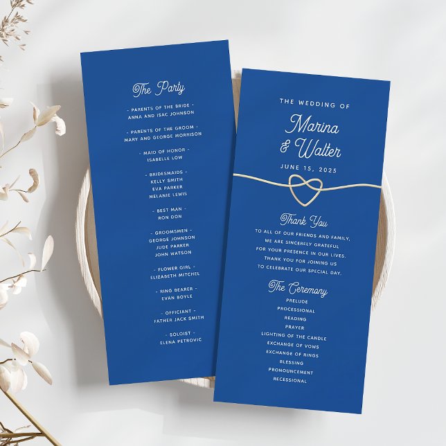 Programa de Casamento Azul Real (Criador carregado)