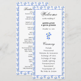 Programa de Casamento Bluebells