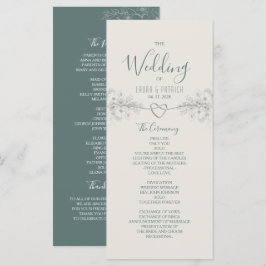 Programa de Casamento Boho Flor Silvestre
