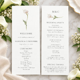 Programa de Casamento Botânico com Lírio Calla Mod