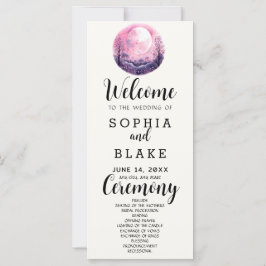 Programa de Casamento Branco Boho Rosa & Branco Lu