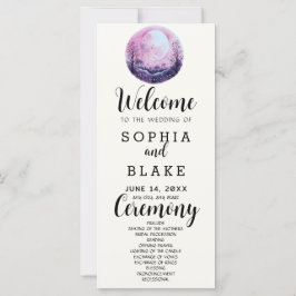 Programa de Casamento Branco Boho Rosa & Branco Lu
