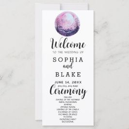 Programa de Casamento Branco Boho Rosa & Branco Lu