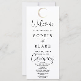 Programa de Casamento Branco Crescente Lua Celesti