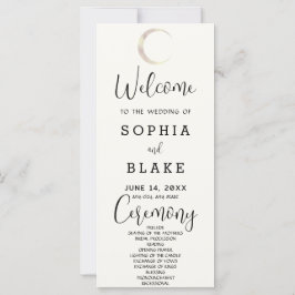 Programa de Casamento Branco Crescente Lua Celesti