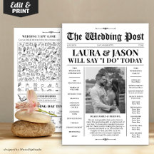 Programa de Casamento Branco Negro + Jornal de Lin