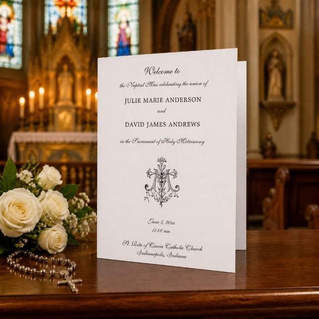Programa de Casamento Católico Cruz Mariana (Criador carregado)