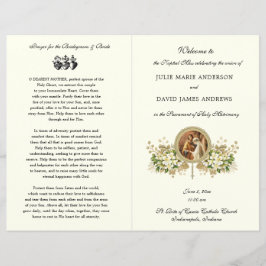 Programa de Casamento Católico Floral
