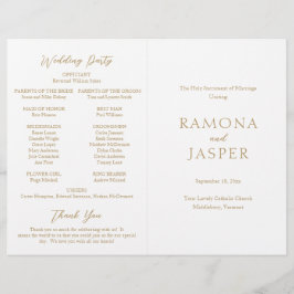 Programa de Casamento Católico Moderno Simples Dou