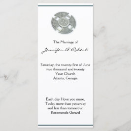 Programa de Casamento Céltico em Prata e Branca