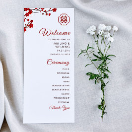 Programa de Casamento Chinês Elegante para a Felic