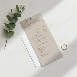 Programa de Casamento com Arco Luxuoso Moderno | B