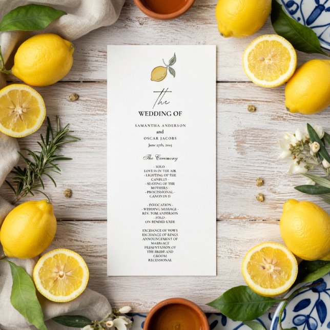 Programa de Casamento com Limão | Costa Amalfitana (Criador carregado)