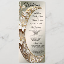 Programa de Casamento com Moldura de Lua Crescente