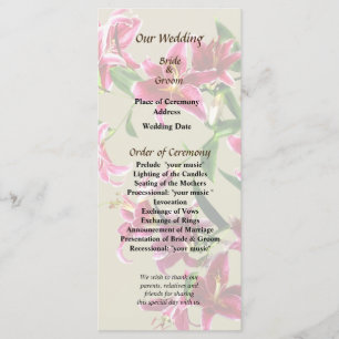 Programa de Casamento Coração de Lírios Stargazer