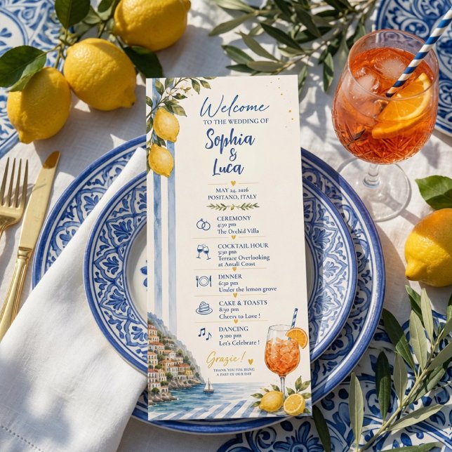 Programa de Casamento Costa Amalfitana Limão Itali (Criador carregado)
