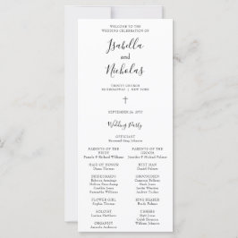 Programa de Casamento Cristão Isabella Simple Scri