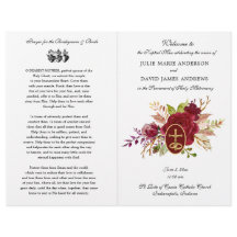 Programa de Casamento da Missa Latina Católica com