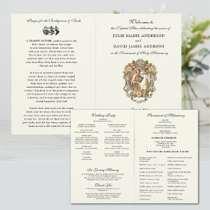 Programa de Casamento da Missa Latina Católica Ele