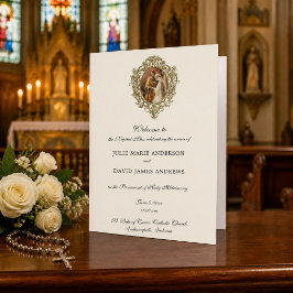 Programa de Casamento da Missa Latina Católica Tra
