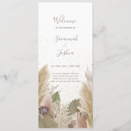 PROGRAMA DE CASAMENTO DE ÁGUA DE BOHO PAMPAS