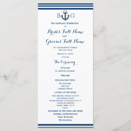 Programa de Casamento de Âncora Náutica