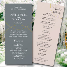 Programa de Casamento de Anéis Minimalista