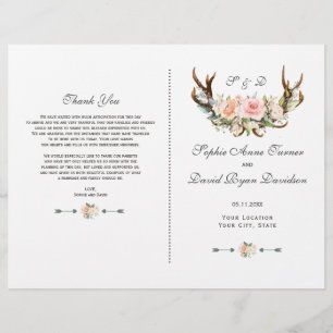 Programa de Casamento de Antadores Florais com Blu